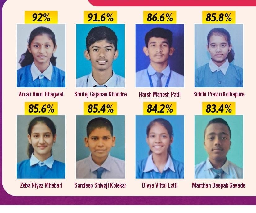 दीप पब्लिक स्कूलची शंभर टक्के निकालाची परंपरा कायम