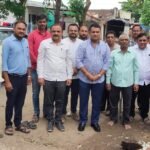 जयसिंगपूर शहरात ए.बी. केबल टाकण्याचे काम सुरू