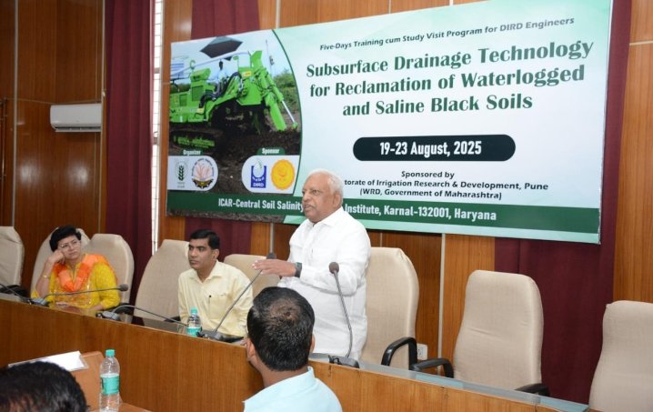 कर्नाल, हरियाणा येथील चर्चासत्रात क्षारपड मुक्तीच्या ‘श्री दत्त पॅटर्न’ ची यशोगाथा