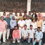 गणपतराव पाटील यांच्या हस्ते नांदणीतील खेळाडू, विद्यार्थ्यांचा सत्कार