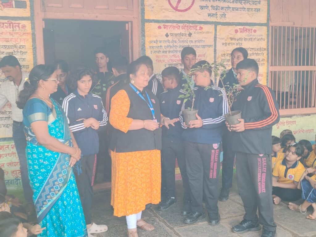 संजय घोडावत इंटरनॅशनल स्कूलतर्फे “देशी झाडांचे वृक्षारोपण”